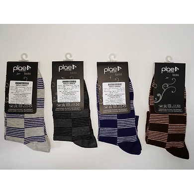 Multi Colored Cotton Socks PL1002 Set of 5 colors-2