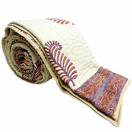 indian jaipuri king size bedspreads winter quilts cotton paisley printed online