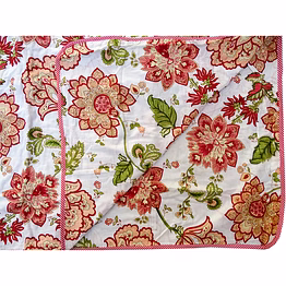 floral pattern jaipuri double bed falalen cotton ac blanket for summer online