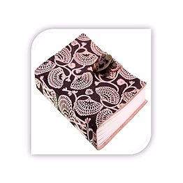 printed travel journal with lock