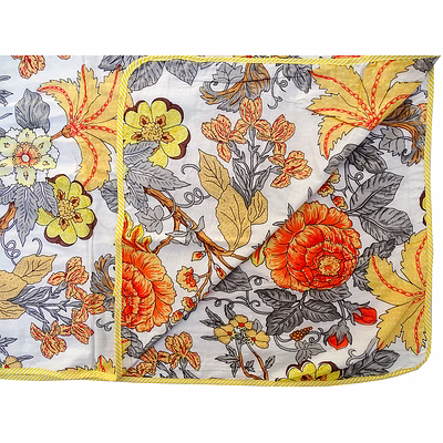 multicolor floral pattern ac blanket (dohar) online made of falalen 100% cotton