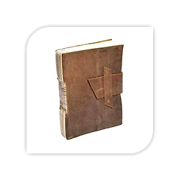 Handmade Brown Leather Travel Journal