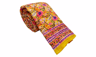 Washable Handmade Cotton Double Bed Quilts For Warmest Winter Reversible Online