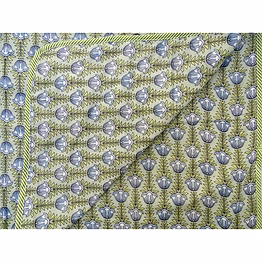 buy double bed leaf pattern falalen 100% cotton ac blanket for summers online