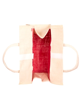 RED JUTE LUNCH BAG: MSL01-1-sm