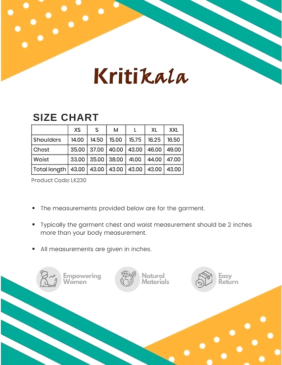 OFF WHITE KALAMKARI TASSEL A LINE KURTA WITH NARROW PANTS : LK230C-XS-3