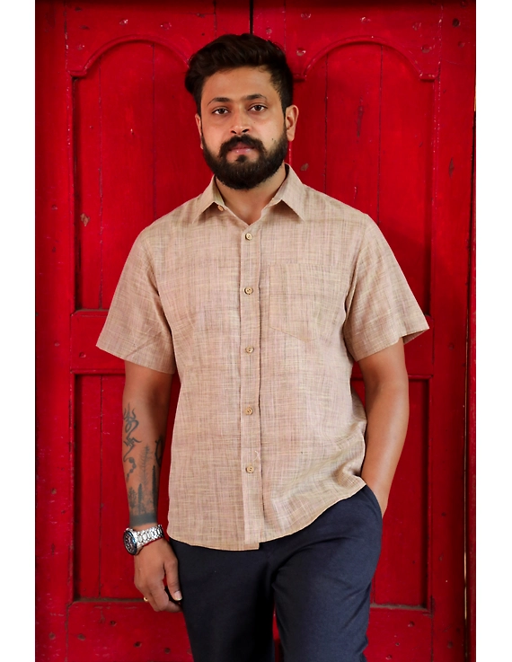 Casual Handloom Cotton Shirt : GT430A-GT430A-S