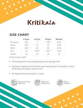 Pista Green Overlapped V Collar Kurta For Girls: Lk365C-(4-5)-3-sm