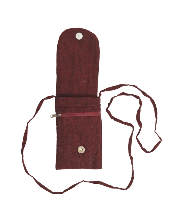 Cell phone pouch - maroon : CPK05-7