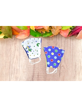 Childrens Printed Three Layer mask - set of two masks : CPM-CPM-sm