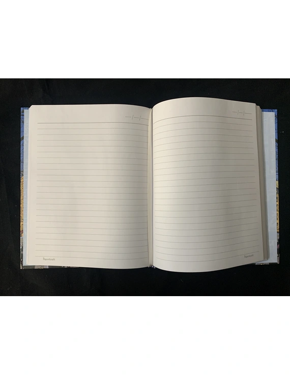 Reusable diary sleeve with diary  :  STJ02B-Handmade paper-9