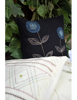 Embroidered cushion cover : HCC35-2-sm
