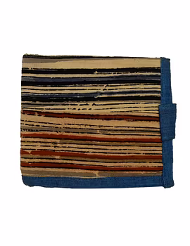 Blue stripe unisex wallet broad : WLU03-4-sm