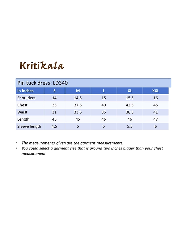 NAVY BLUE A LINE IKAT DRESS WITH PINTUCKS: LD340B-XXL-4