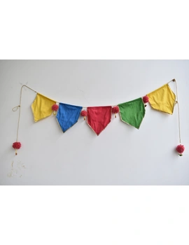 Bright Silk toran or bunting decoration for walls and doors: HWD02-HWDg02-sm