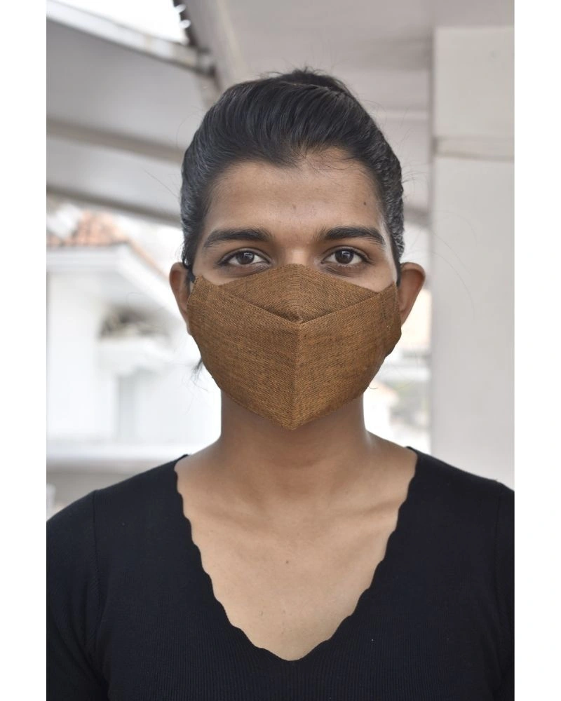 MANGALGIRI SQUARE FITTED MASKS WITH ELASTIC: MNE02-4