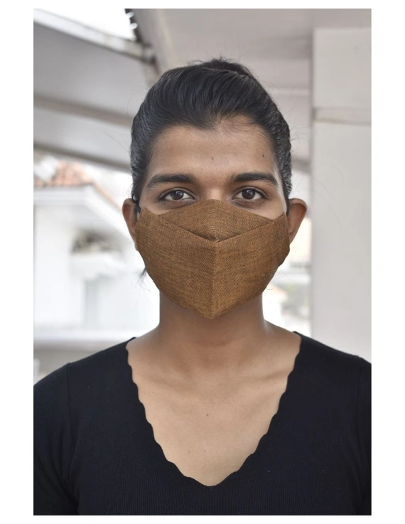 MANGALGIRI SQUARE FITTED MASKS WITH ELASTIC: MNE02-4