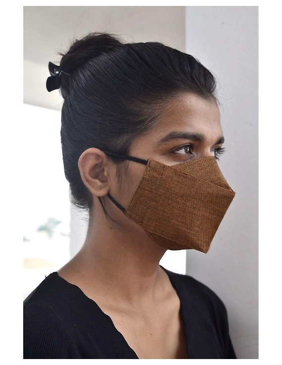 MANGALGIRI SQUARE FITTED MASKS WITH ELASTIC: MNE02-5