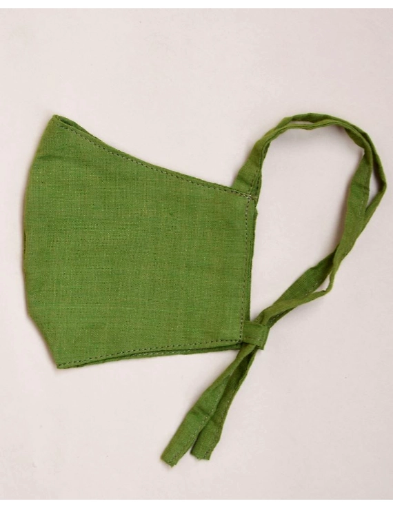 MANGALGIRI nSNUG FIT MASK WITH LOOP : MNM-GREEN-1