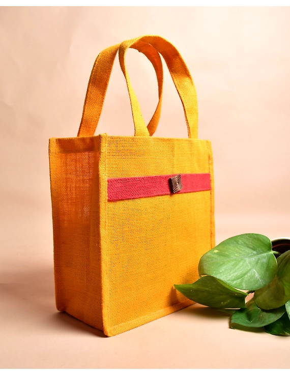 Jute lunch bag or jute gift bag : MSJ04-1