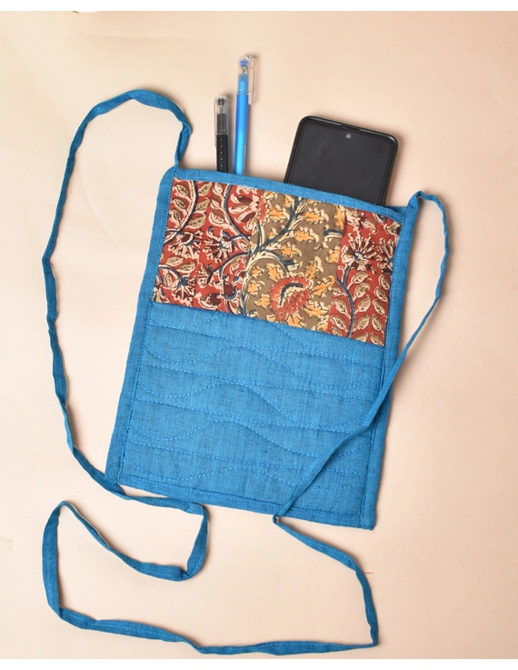 Blue Mangalgiri sling bag : SBD04-SBD04