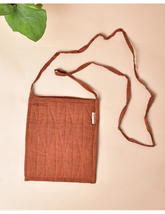 Rust Mangalagiri Sling Bag : SBD01-2
