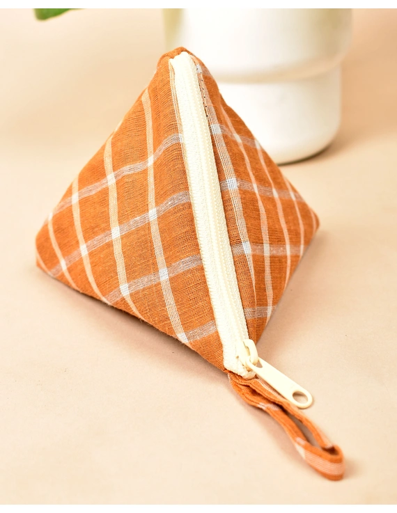 Small coin purse in cotton fabric : MSC04B-1