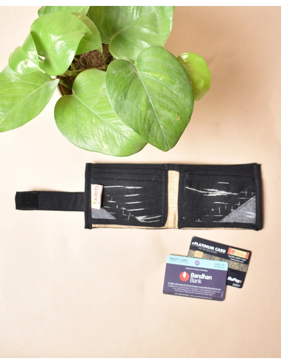Narrow unisex wallet broad - Black : WLN01B-1