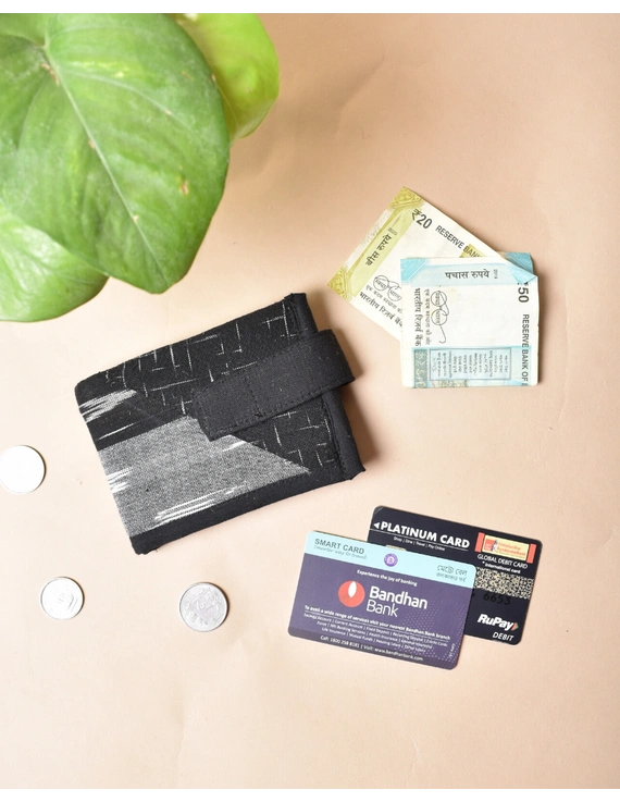 Narrow unisex wallet broad - Black : WLN01B-WLN01B