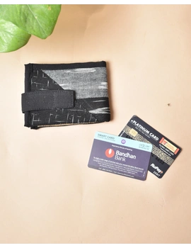 Narrow unisex wallet broad - Black : WLN01B-3-sm