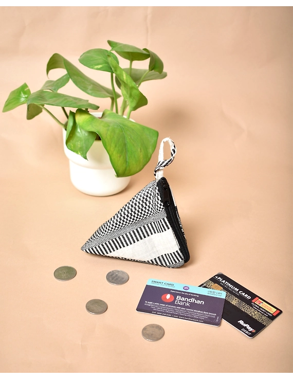 Small coin purse in cotton fabric : MSC04A-MSC04A