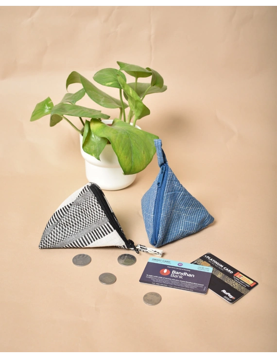 Small coin purse in cotton fabric : MSC04A-2