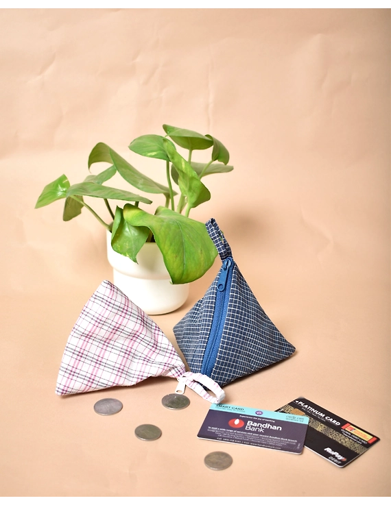 Small coin purse in cotton fabric : MSC04C-2