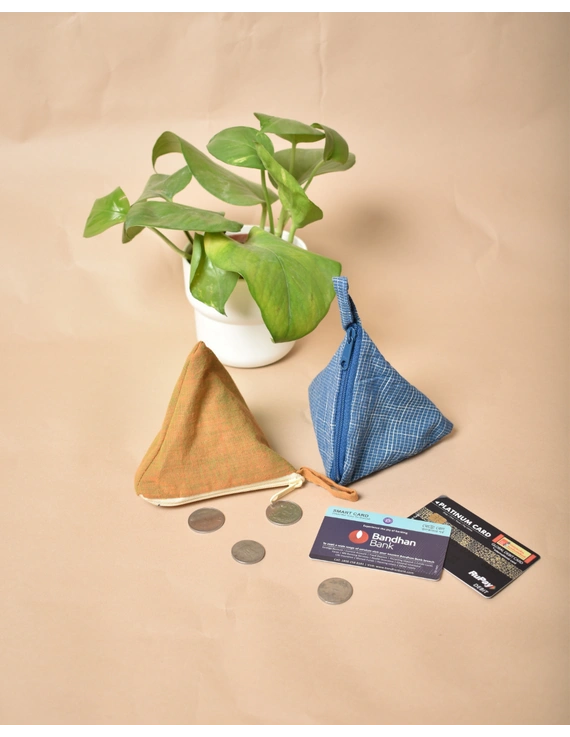 Small coin purse in cotton fabric : MSC04F-2