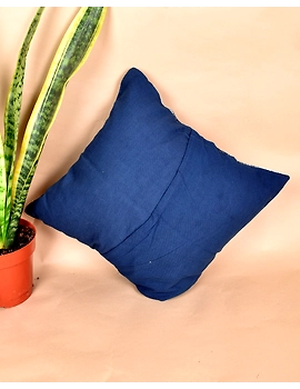 Indigo mirror embroidered cushion cover : HCC20-2-sm