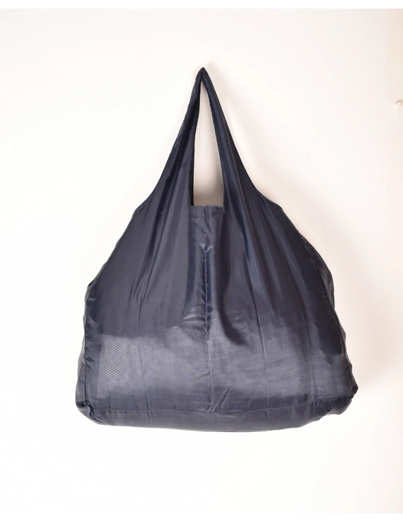 Eco-friendly folding shopping bag / Parachute bag / Black - MSK02B-MSK02B