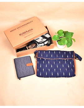 Laptop bag, diary, lunch bag and wallet gift box for men : STB01C-5-sm