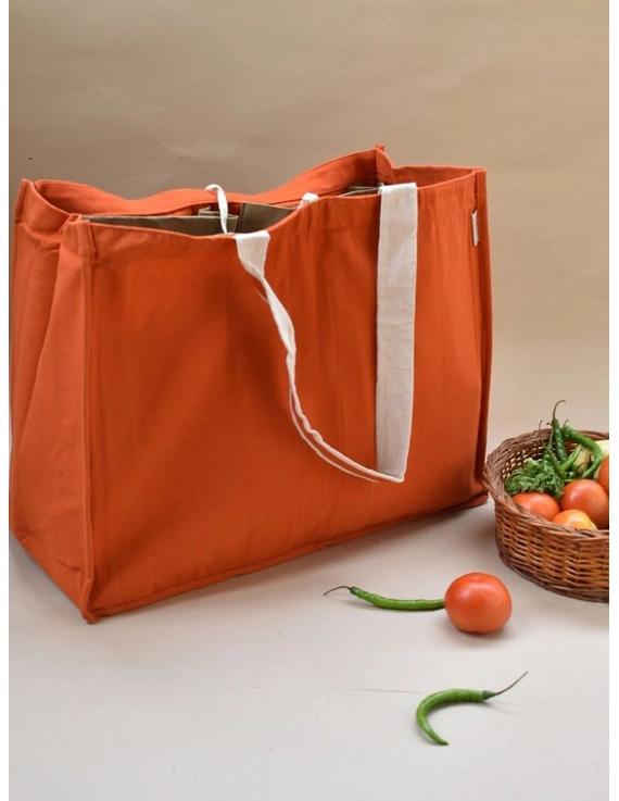 Canvas vegetable bag - orange : MSV02D-MSV02D