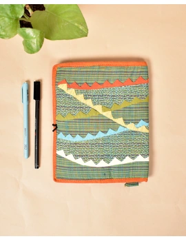 Hand embroidered diary sleeve with journal - STJ06-3-sm