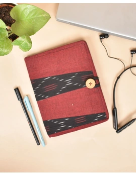 Reusable diary sleeve with diary - maroon : STJ04-STJ04-Handmade-sm