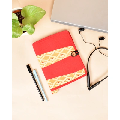 Reusable diary sleeve with diary - red : STJ01