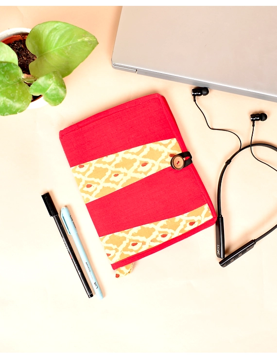 Reusable diary sleeve with diary - red : STJ01-STJ01-Ruled