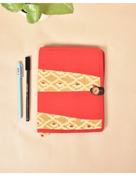 Reusable diary sleeve with diary - red : STJ01-Ruled-1-sm
