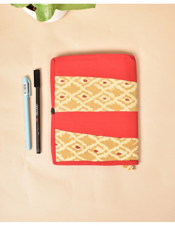 Reusable diary sleeve with diary - red : STJ01-Ruled-2