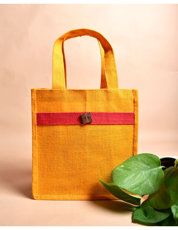 Jute lunch bag or jute gift bag : MSJ04D-2