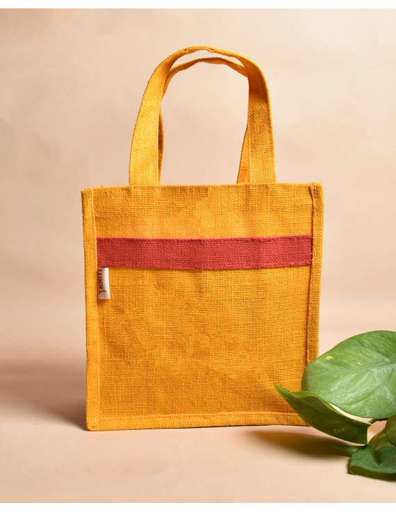 Jute lunch bag or jute gift bag : MSJ04D-1