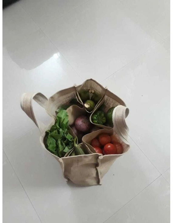 Jute Vegetable Bag / Jute Grocery Bags : MSV04-2