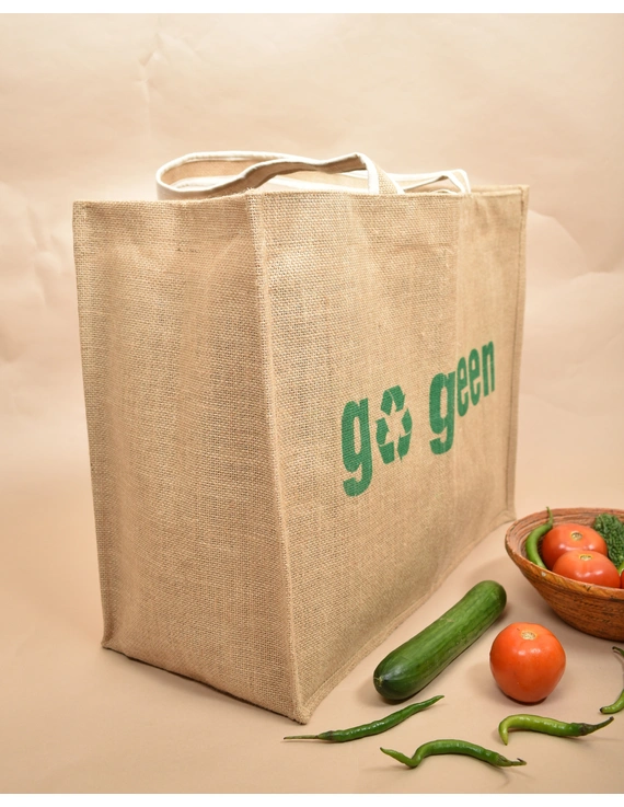 Jute Vegetable Bag / Jute Grocery Bags : MSV04-4