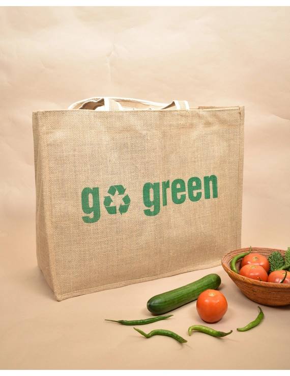 Jute Vegetable Bag / Jute Grocery Bags : MSV04D-MSV04D