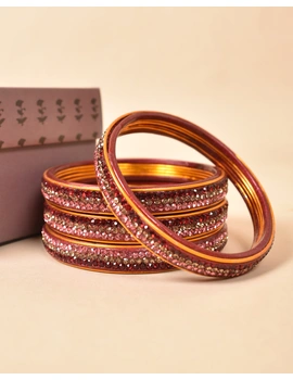 Pair of traditional lac bangles in pink and red tones: TL03MRB-TL03MRB08-sm